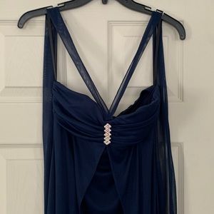 Navy Blue Prom Dress